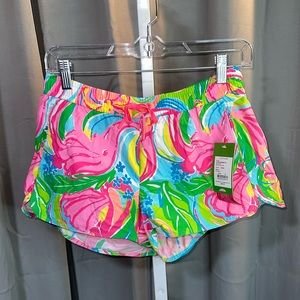 NWT LILLY PULITZER Luxletic Run Around Shorts “So A Peeling”